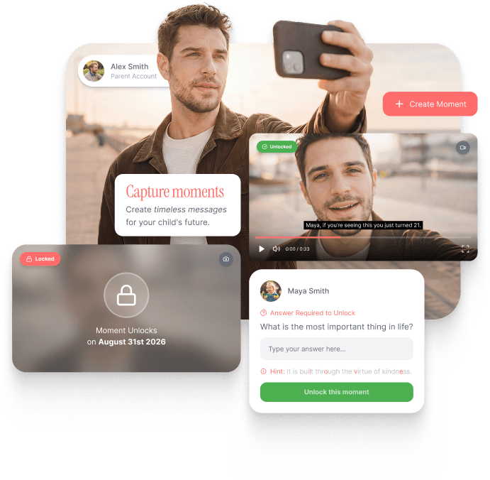 Unlock Moments — tablet view